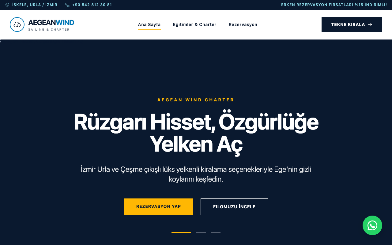 Aegean Wind | İzmir Yelken Akademisi & Charter