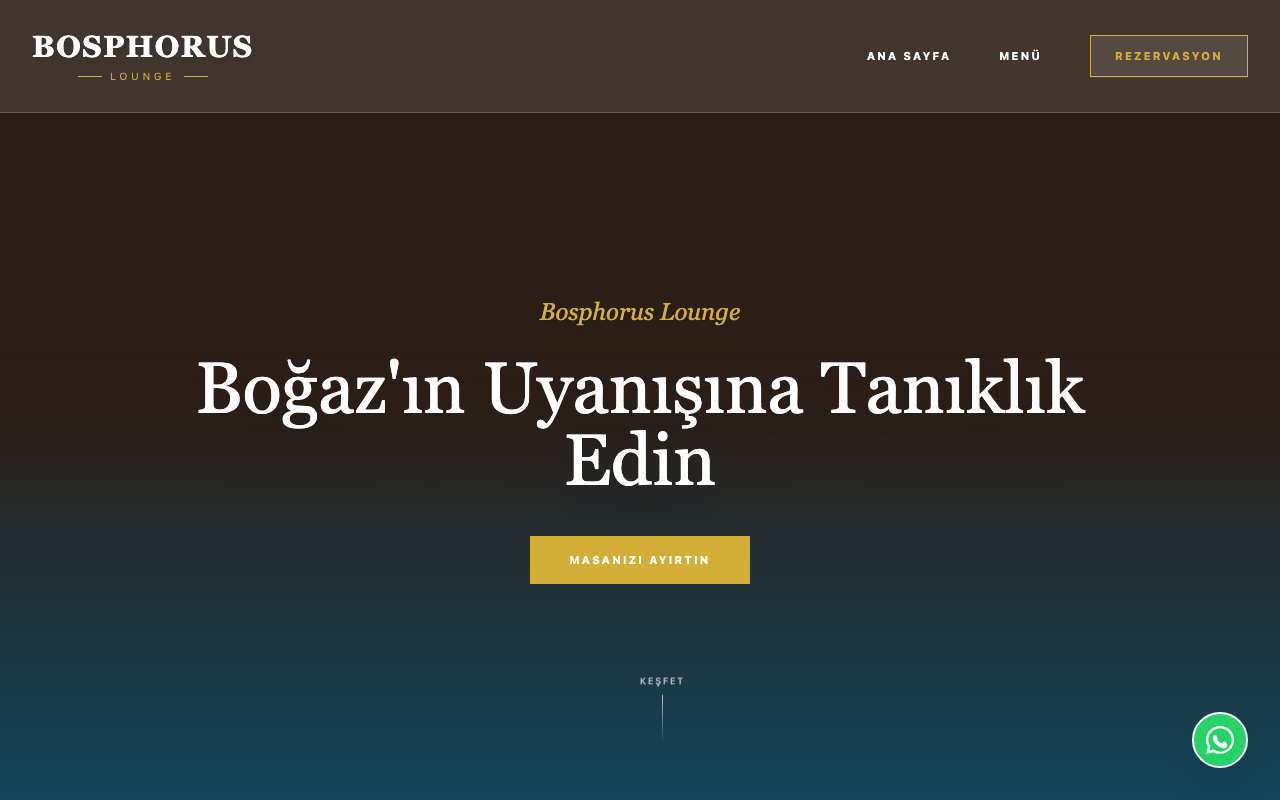 Bosphorus Lounge | Premium Brunch & Cafe