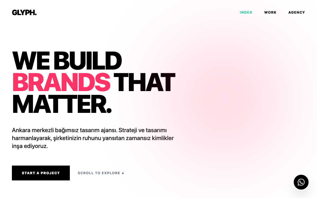 GLYPH | Marka Tasarım & Strateji Ajansı