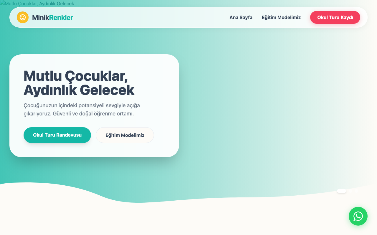 Minik Renkler Anaokulu | Anadolu Yakası
