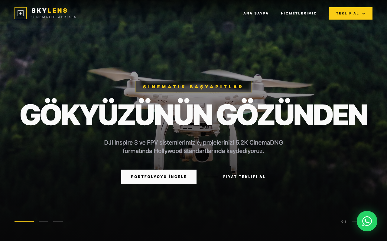 SkyLens Turkey | Sinematik Havadan Çekim