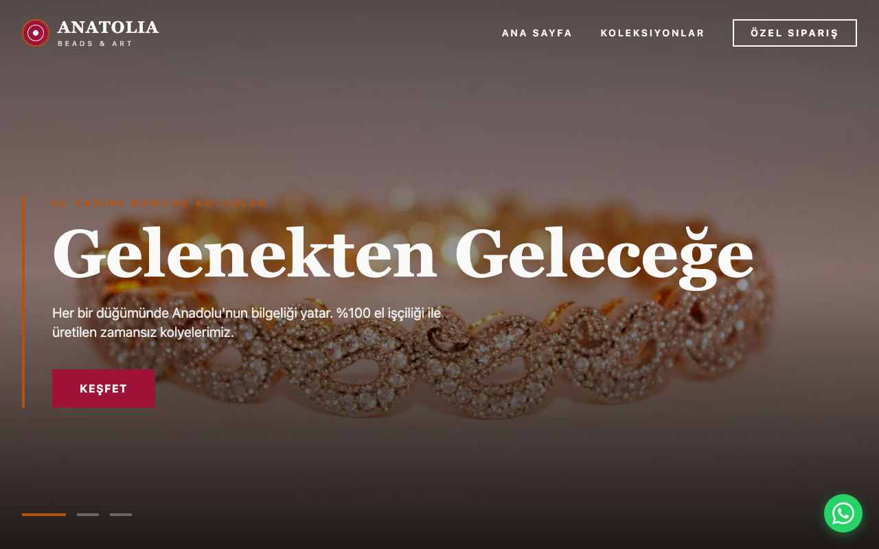Anatolia Beads | Geleneksel El İşçiliği Takılar