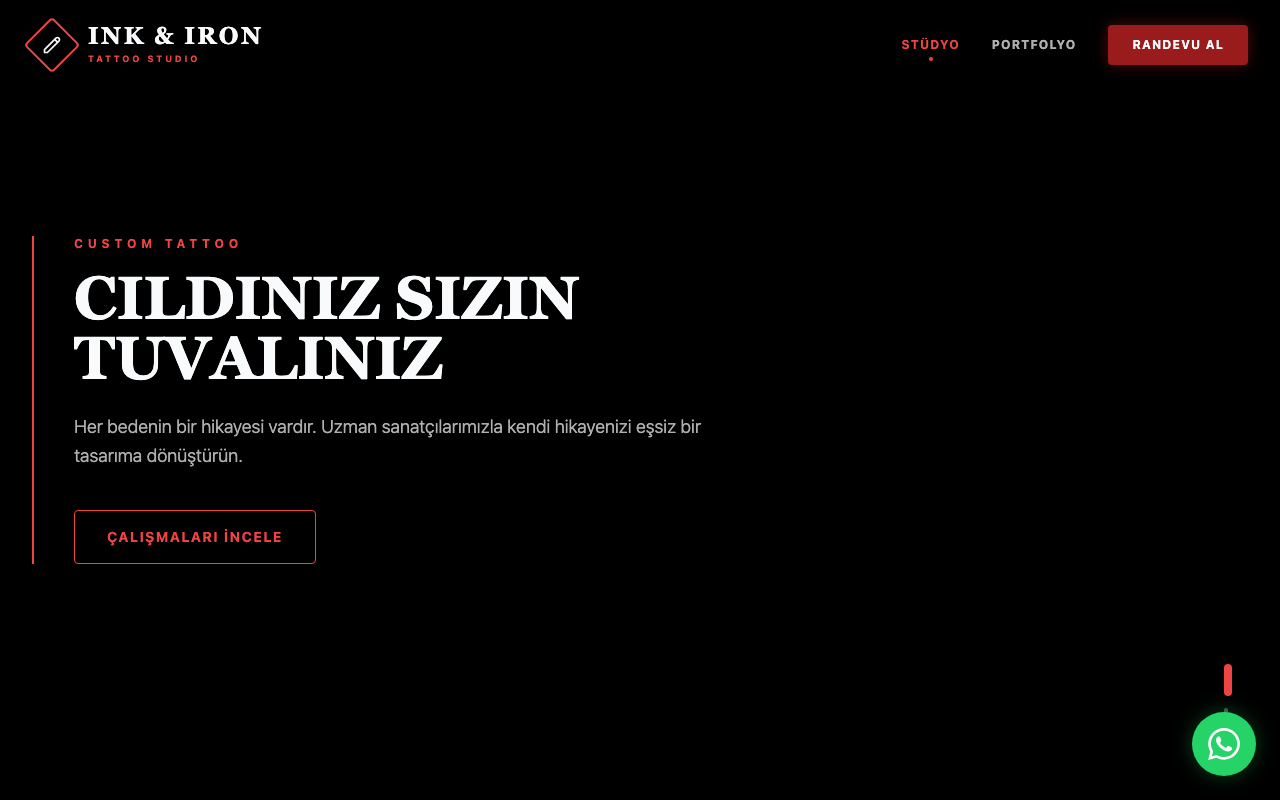 Ink & Iron | Butik Tattoo & Piercing Studio