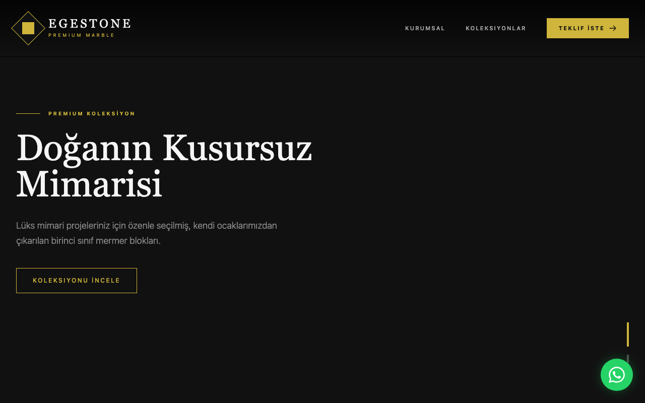 EgeStone | Premium Doğal Taş ve Mermer